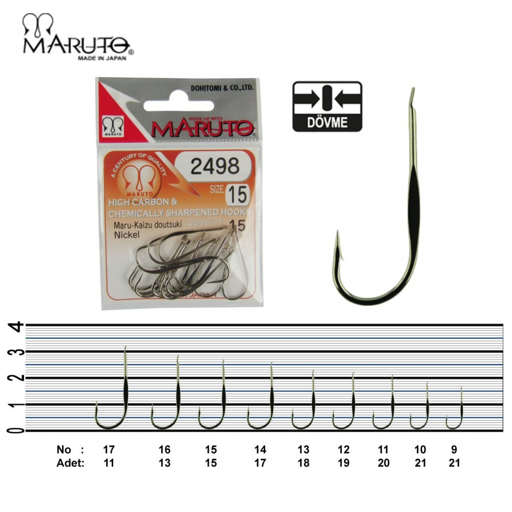 Maruto 2498 Nikel Olta İğnesi Maruto 2498 Nikel Olta İğnesi